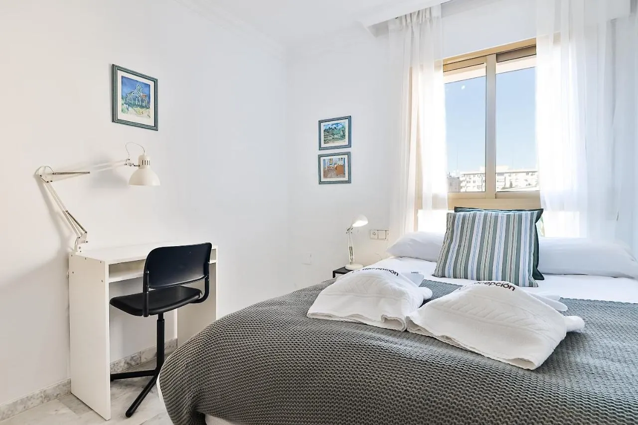 C9 Roomy Luminous 5 Bedroom In Town Malaga Spain